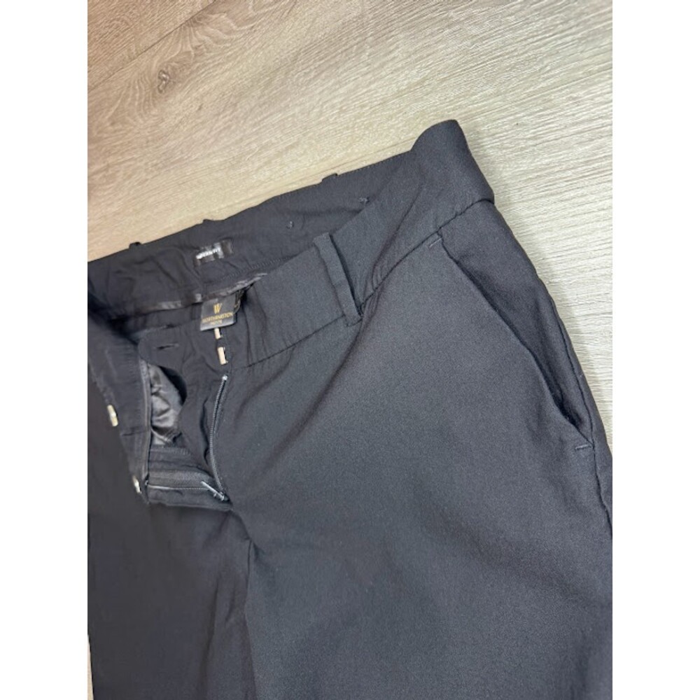 Black Modern Fit Ankle Dress Pants Petite 4 Workwear - Picture 3 of 5